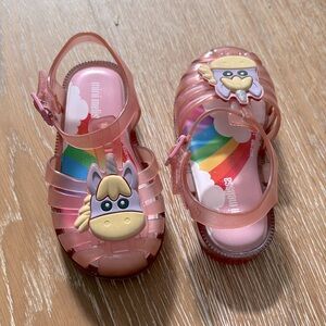 Mini Melissa Unicorn Sandals